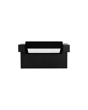 Small adjustable flood light on white background