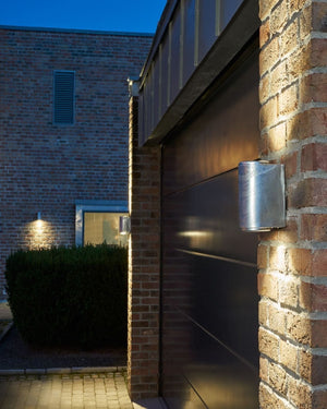 Sleek Cylinder Exterior Wall Light | Assorted Finishes - Lighting Collective