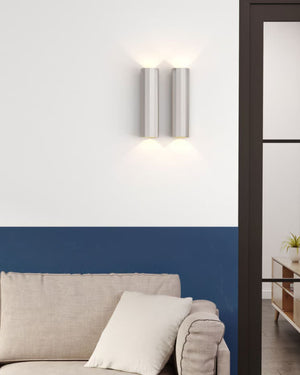 Sleek Cylindrical Aluminum Wall Light-Lighting Collective