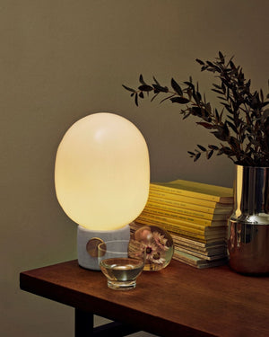 Small Scandinavian Oval Table Lamp | JWDA - Lighting Collective