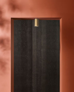 Solid Brass Cylinder Surface Ceiling Mount-Lighting Collective