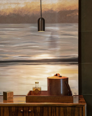 Solid Brass Cylindrical Pendant - Lighting Collective