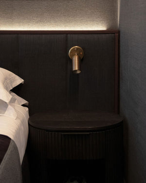 Solid Brass Switched Wall Light - Lighting Collective