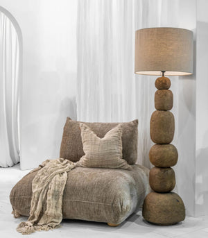 Stacked Pebble Floor Lamp | Lulah | Dark Roast | Lighting Collective