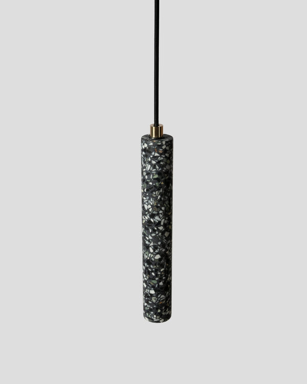 Black / Black Terrazzo
