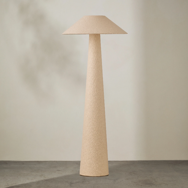 Textural Conical Floor Lamp