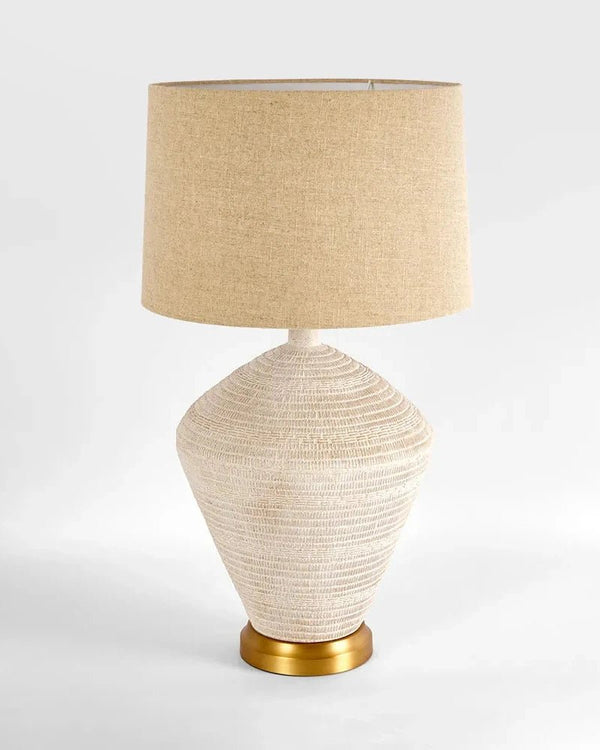 Textured Concrete Table Lamp