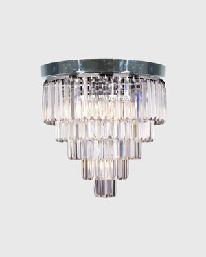 Traditional Crystal Flush Mount Ceiling Light | Lighting Collective