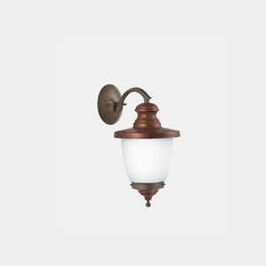 Traditional Italian Down Wall Light | Frosted Glass | Lighting Collective