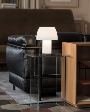Translucent Glass Portable Table Lamp | Lorosae-Lighting Collective