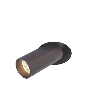 Trimless Adjustable Recessed Aluminium Downlight | Dark Bronze | Lighting Collective