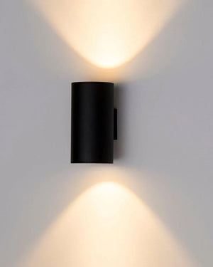 Up & Down Exterior Pillar Wall Light | TRIColour-Wall Lights-Lighting Collective