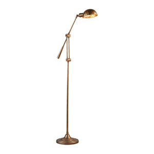 Vintage Brass Floor Lamp | Dark Brass | Lighting Collective