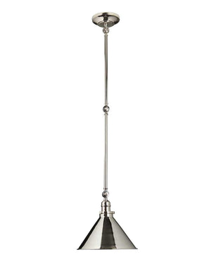 Vintage Conical Drop Brass Pendant-Lighting Collective