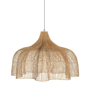 Wavy Skirt Rattan Pendant | Isiketi | Lighting Collective