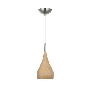 Wood Colour Wrap Pendant | Narrow Oak