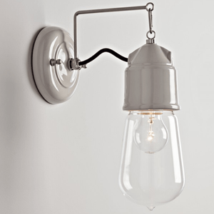 Industrial Italian White Wall Light | Lighting Collective