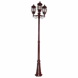 3 Head White Post Light Vienna | Assorted Finish and Configuration-Lamp Post-Domus-Lighting Collective
