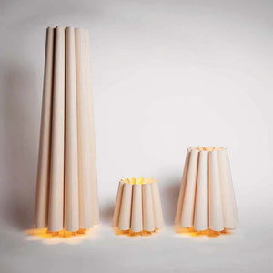 Artistic Wood Veneer Floor Lamp | Lighting Collective