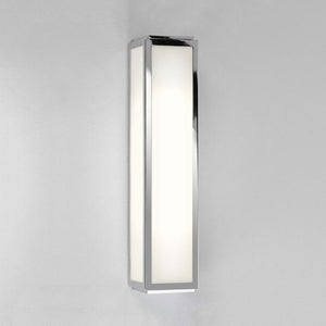 Modern Cubic Vanity Mirror | Assorted Finish Polished Chrome