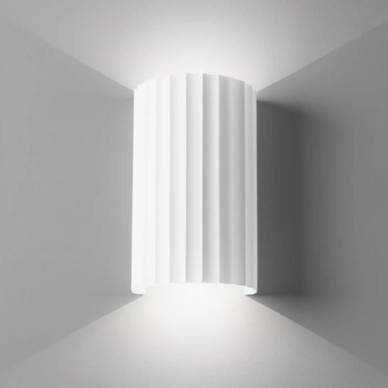 Cylindrical Ribbed Up-Down Wall Light – Lighting Collective