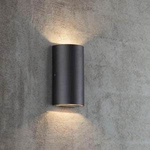 Matte Black LED Wall Light | Up & Down-Wall Lights-Nordlux-Lighting Collective