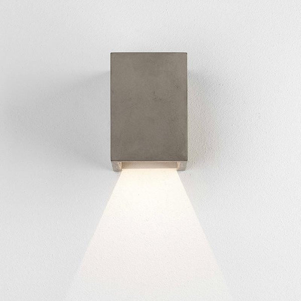 Concrete Cubic Modern Industrial Single Wall Light