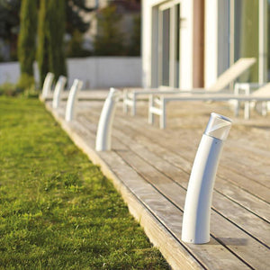 Curved Modern Bollard Made in France | Various Colours-Bollard-Roger Pradier (Form)-Lighting Collective