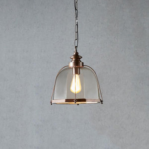 Traditional Glass Cage Pendant Light | Assorted Finishes-Pendants-Emac & Lawton-Lighting Collective