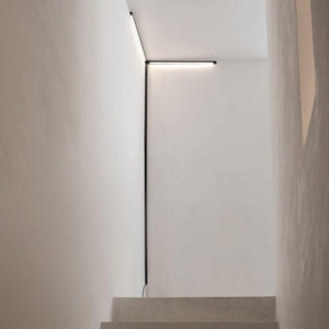 Aluminium Angle Wall Light Downwards facing in Stairwell - Lighting Collective