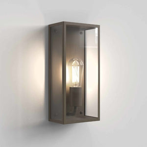 Bronze Classic Steel Box Wall Light | Lighting Collective