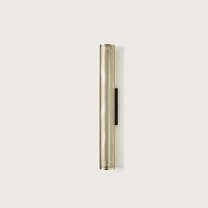 Cylindrical Perforated Brass Wall Light | Lighting Collective