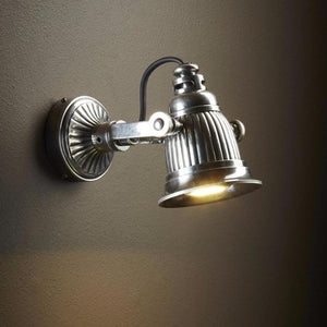 Vintage Nickel Wall Light-Wall Lights-Emac & Lawton-Lighting Collective