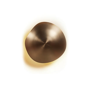 Brass Circular Finished Wall Light | Lighting Collective