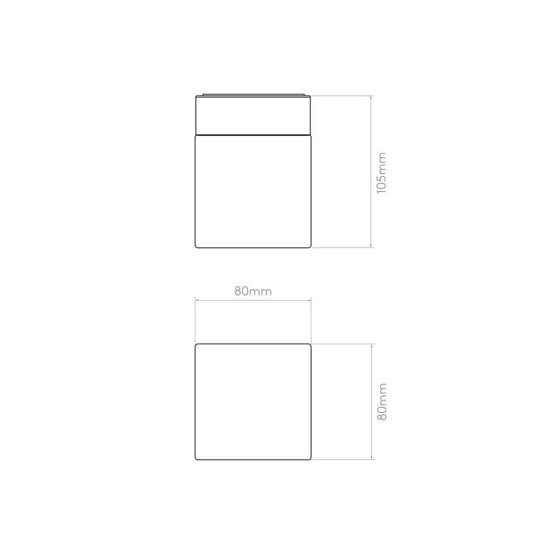 Chrome & Opal Glass Diffuser Cube Wall Light – Lighting Collective