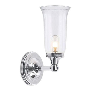 Classic Bathroom Light with Clear Glass | Assorted Finishes-Wall Lights-ELSTEAD (Lightco)-Lighting Collective