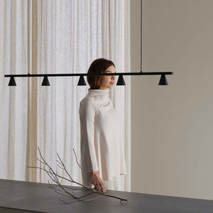 Minimalist Conical Shade Linear Pendant | Lighting Collective