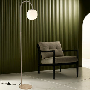 Contemporary Travertine Floor Lamp | Lighting Collective