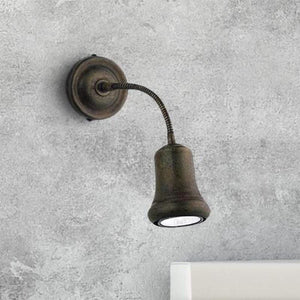 Decorative Brass Goose Neck Wall Light | Italian-Wall Lights-IL FANALE (Lightco)-Lighting Collective