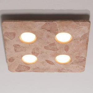 Geometric Ceramic Four Ceiling Light - Lighting Collective