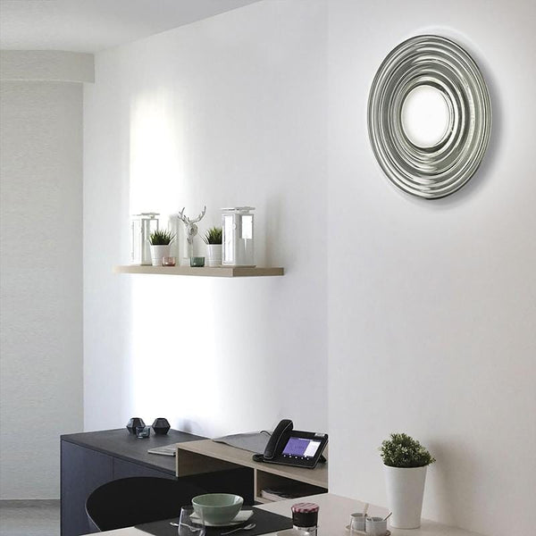 Contemporary Metal Spherical Wall Light