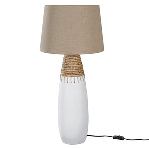 Textured Rattan Tall Table Lamp | Induka
