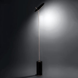 Minimal Aluminium Disc Up Floor Light | Assorted Finishes-Floor Lamps-ICONE LUCE (Studio Italia)-Lighting Collective