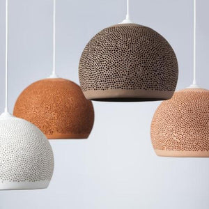 Spanish Ceramic Dome Pendant Light | Assorted Styles 