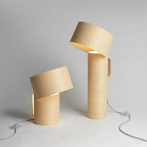 Minimalistic Wood Veneer Table Lamp | Lighting Collective