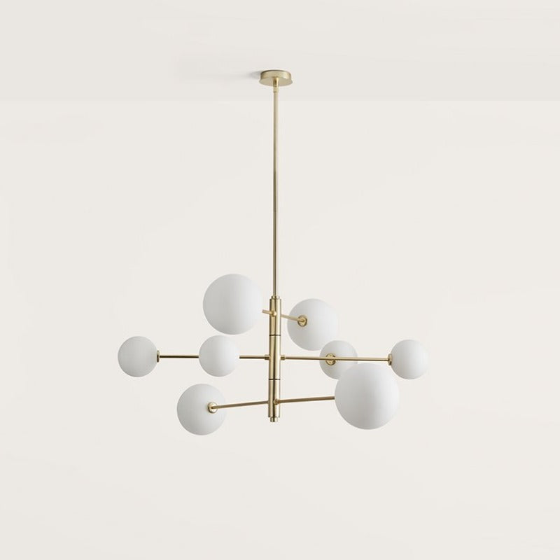 Gold orb on sale ceiling light