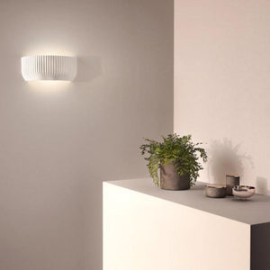 Pleated Plaster Wall - Lighting Collective