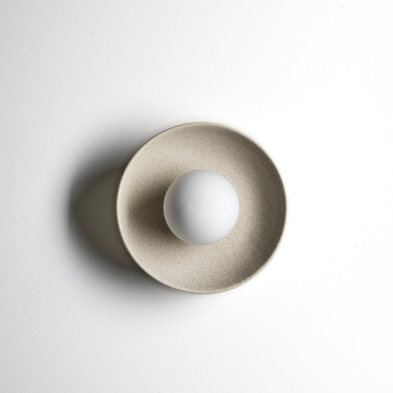 Handmade Ceramic Dish Wall Sconce – Lighting Collective