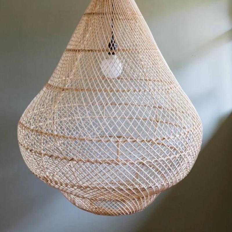 Rattan Weave Teardrop Pendant – Lighting Collective