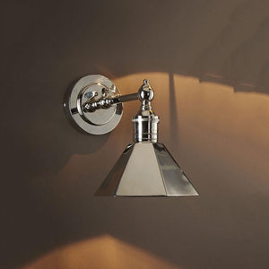 Classic Wall Light Sconce with Pyramid Shade-Wall Lights-Emac & Lawton-Lighting Collective